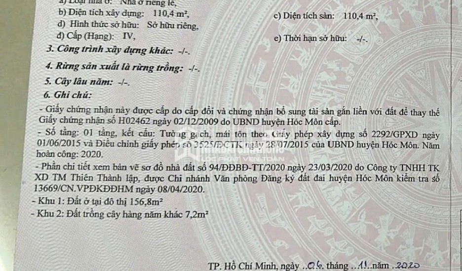 Bán đất tại Mỹ Hoà 3, Hóc Môn, 15 tỷ, 164m2, mặt tiền 10m, ngõ 6m